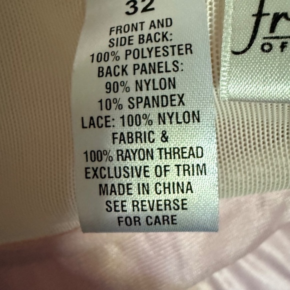 Fredrick's Of Hollywood Pink Floral Embroidered Corset Size 32 Coquette - Picture 15 of 16